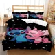 thumbnail image 1 of x569 Bed SheetsStitch Bedding Sets Quilt Cover With Pillowcase Twin Full Bedclothes For Boys Girls Christmas Gift 3-Piece Bedding Set (1 Duvet Cover + 2 Pillow Shams) nj569, 1 of 5