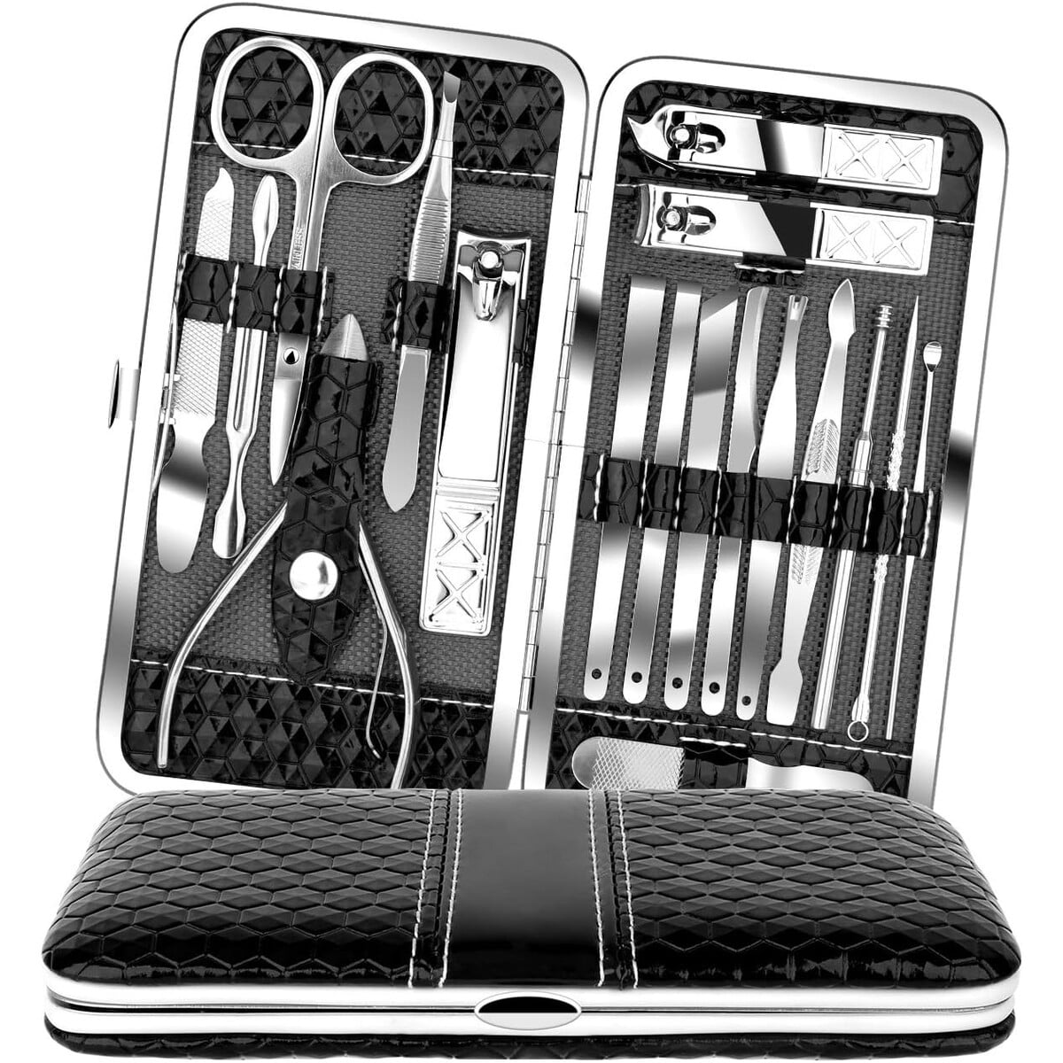 Set Manicure Pedicure Teamkio 18 En 1 Kit Portatil Viaje