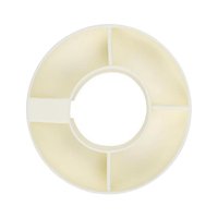 Bothyi - Anillos De Silicona Para Aperitivos Para Taza, Bandeja De Frutas, Recipiente Para Aperitivos Para Vaso Para El Hogar, Color Blanco