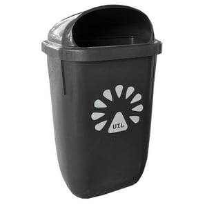 Basurero 50Lt Muro Gris Lorenzini