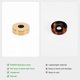 thumbnail image 4 of Brida para brazo de ducha BathAce de acero inoxidable dorado de 2 cm, 4 of 6