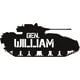 thumbnail image 1 of Decomural Personalised Name Army Tank WS-51004, 1 of 2