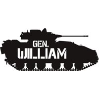 Rienda Libre Graphics - Decomural Personalised Name Army Tank Ws-51004