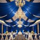 thumbnail image 1 of Cortinas de techo Party Village 152 cm x 9 m Azul real, 1 of 9