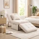 thumbnail image 1 of Sofá Cama Multifuncional 4 Modos Reclinable 4en1 Convertible Beige Liso, 1 of 8