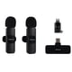 thumbnail image 1 of Kit 2 Microfonos Lavalier Inalambricos USB-C y Lightning - PS, 1 of 5