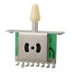 thumbnail image 3 of Interruptor selector de pastillas de 3 vías para partes de guitarra eléctrica crema, 3 of 3