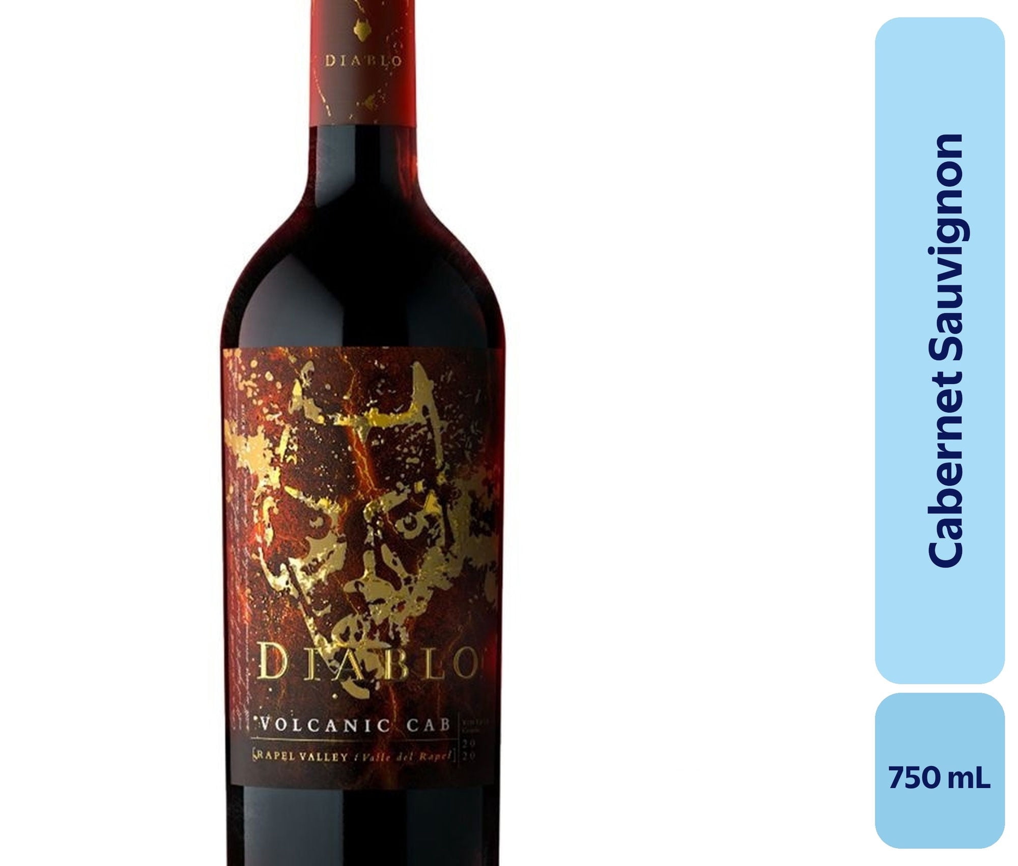 Vino Cabernet Sauvignon Botella 750 mL Diablo