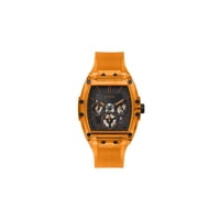 Reloj Guess Para Hombre, Caja De 43 Mm, Esfera Azul Marino Y Correa De Silicona