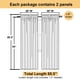 thumbnail image 5 of Cortinas Lecloud 213 cm Blanco Transparente – Set de 2 Paneles, 5 of 9