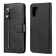 thumbnail image 1 of Funda con Cremallera para Samsung Galaxy A71 4G, Carcasa Cartera de Cuero PU con Soporte y Tarjetero, 1 of 6