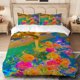 thumbnail image 1 of Floral Bathtub Digital Print Bedding Set High-Density Polyester Soft Skin-Friendly, 1 of 5