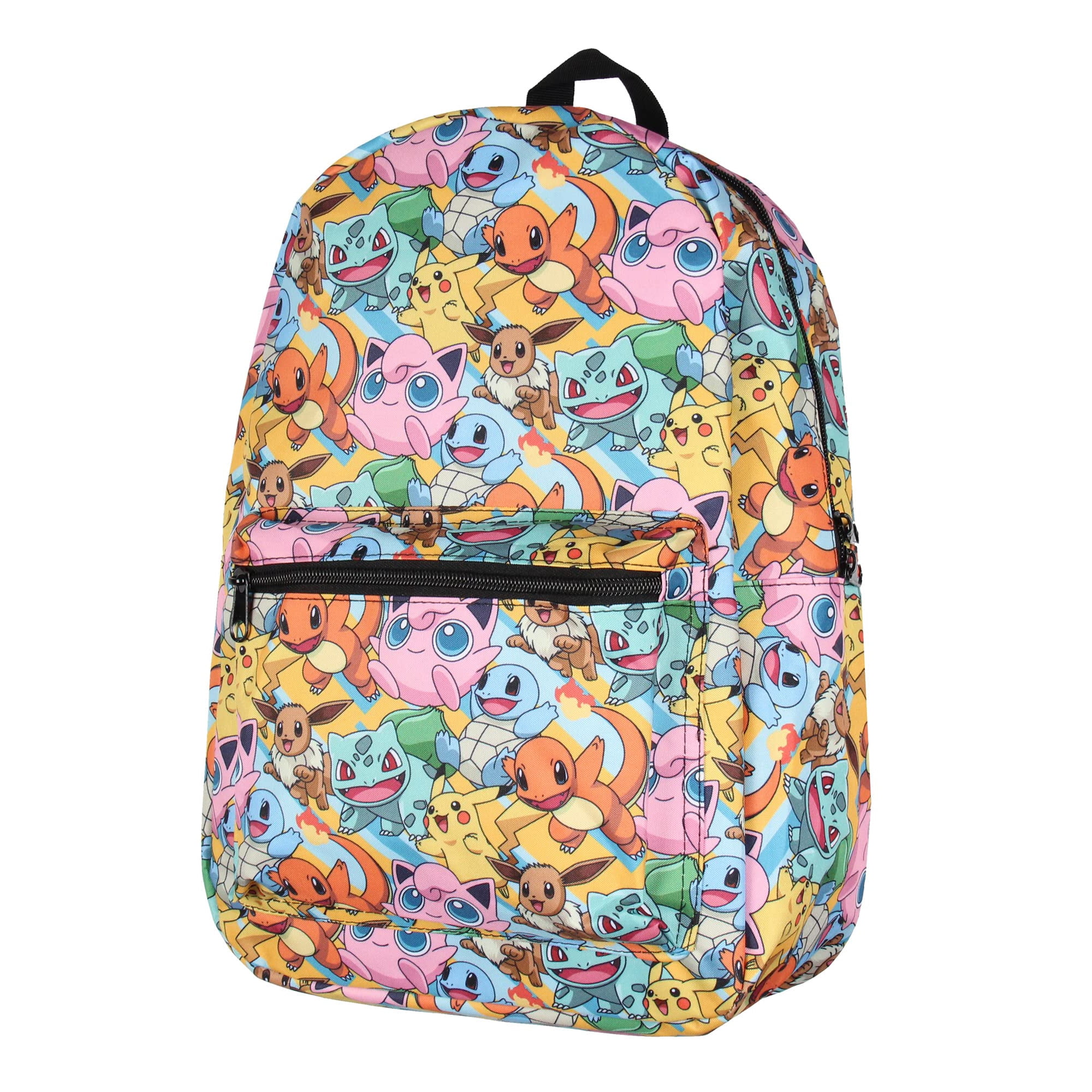 Mochila Bioworld Pokémon Pikachu Squirtle Jigglypuff Eevee
