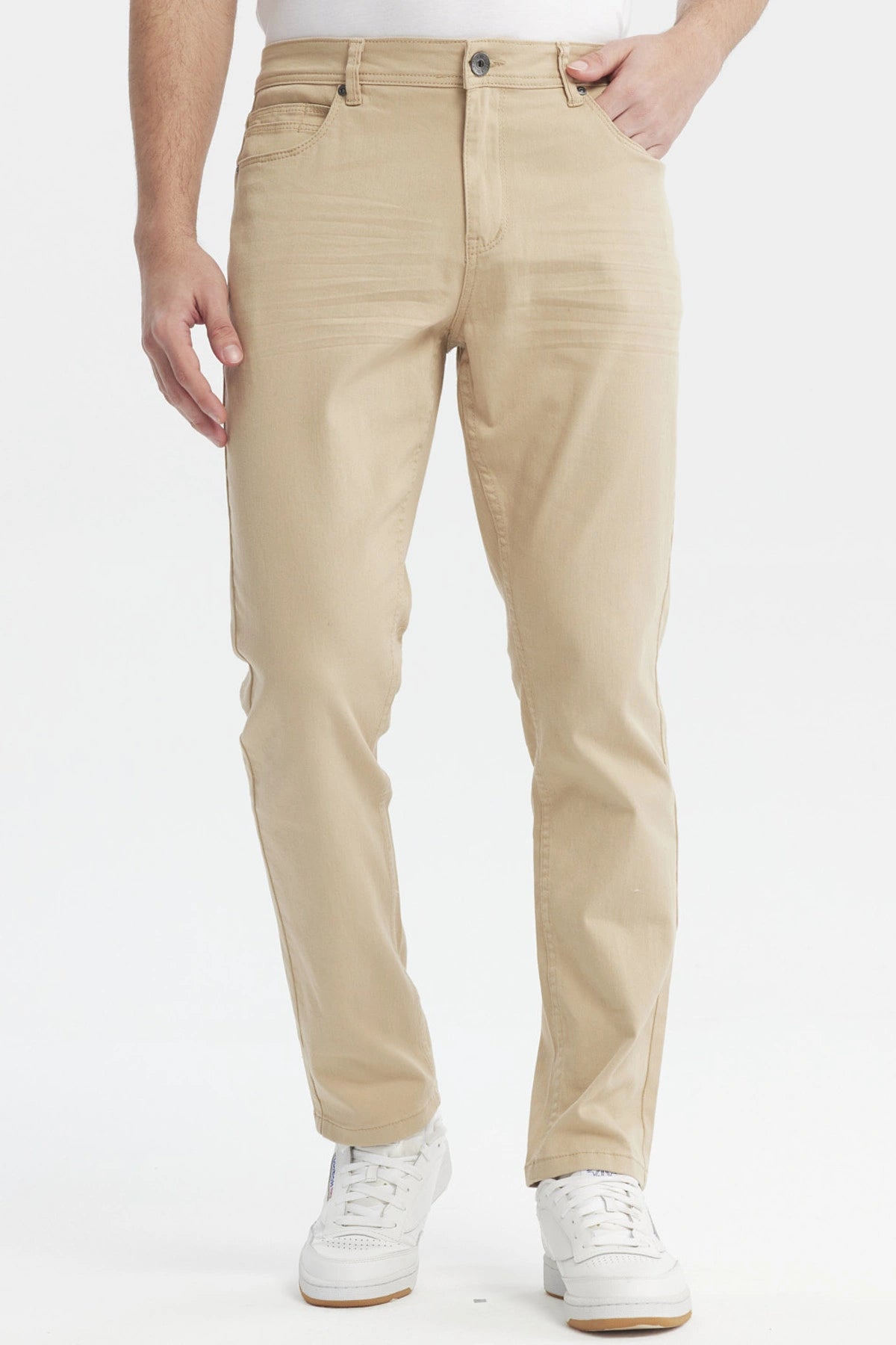 Fashionspark - Jeans Hombre Slim Color Beige - Ll