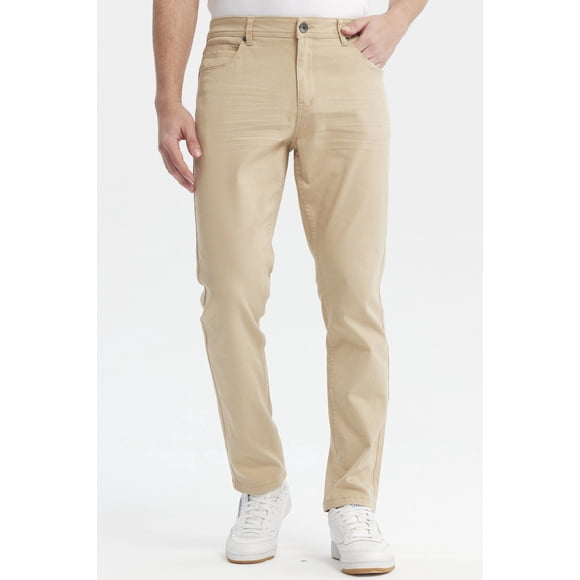 Jeans Hombre Slim Color Beige - ll