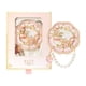 thumbnail image 1 of Espejo compacto Imperblooms 8 cm con cadena de perlas rosa – regalo, 1 of 9