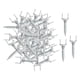 thumbnail image 1 of 50 Tornillos De Doble Punta Para Línea De Pared De Fondo De 2,5 Mm., 1 of 5