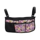 thumbnail image 5 of Bolsa Lateral Para Silla De Ruedas Portátil Con Portavasos Para Sillas De Movilidad En El Hogar, Viaje, Flor Violeta, 5 of 5