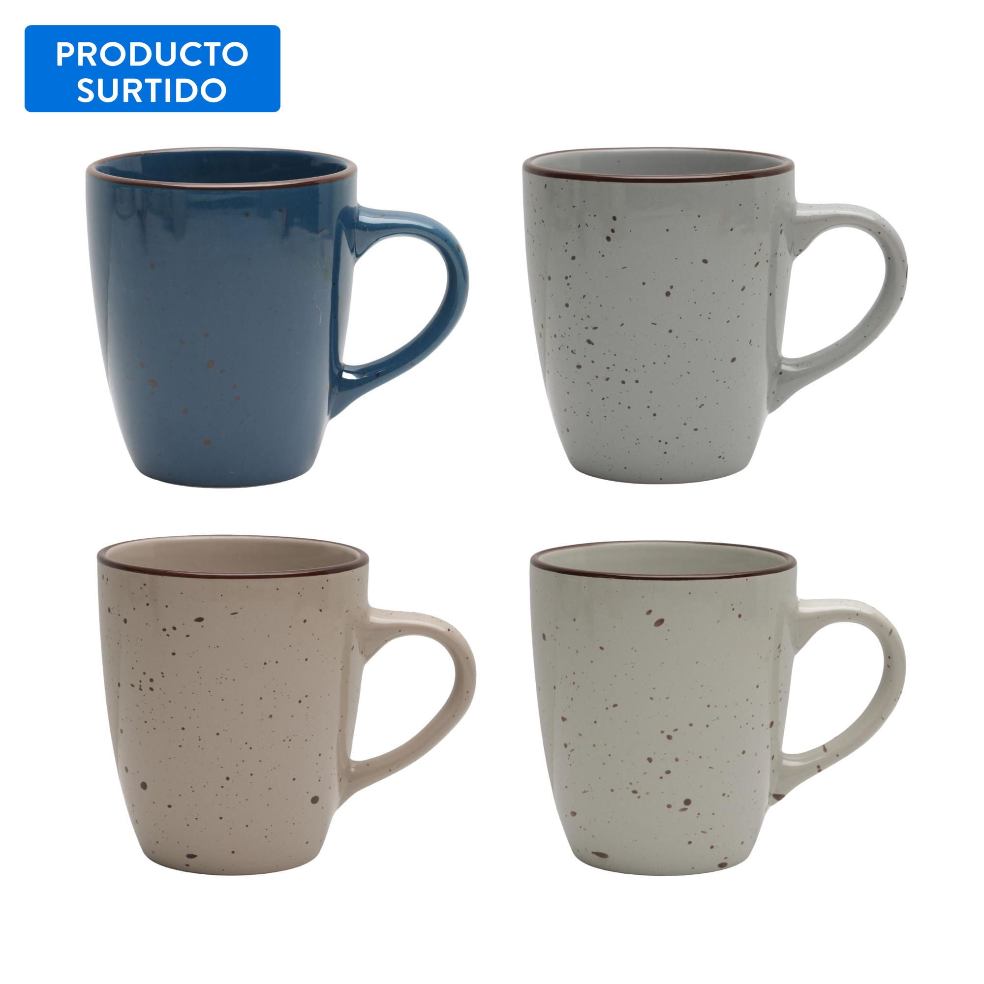 Tazón Arena 473 Ml Gres ,color Surtido 1 Pieza 1 Un Mainstays