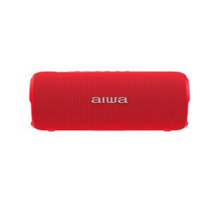 Parlante Portátil Bluetooth 15W Impermeable Tws Aiwa Aw-Q260 Rojo