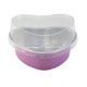 thumbnail image 1 of Molde para tartas KitchenDance, desechable, de aluminio, con forma de minicorazón, 100 x 3,5 ml, 1 of 9