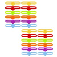 Bothyi - 24/36 Uds/Set De Cinturones De Marcador De Bebida Para Beber, Marcador De Copa De Vino Para Fiesta, 24 Uds.