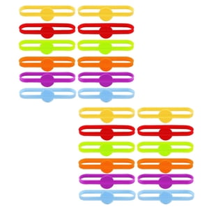 Bothyi - 24/36 Uds/Set De Cinturones De Marcador De Bebida Para Beber, Marcador De Copa De Vino Para Fiesta, 24 Uds.