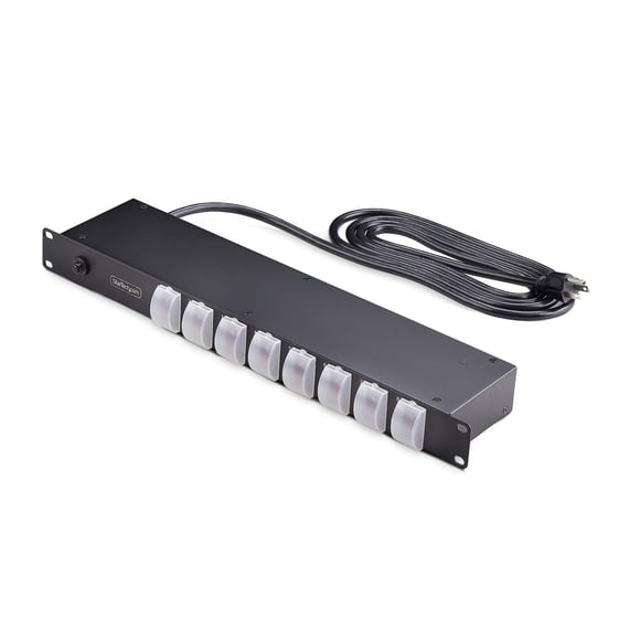 PowerStrip StarTech.com PDU de montaje en rack de 8 salidas, 1U, 15 A