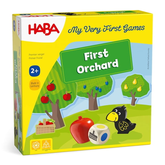 Juego para niños pequeños HABA My Very First Games First Orchard