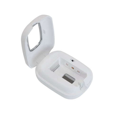 Xusx111 - El Cepillo De Dientes Uv Cubre El Soporte De La Caja,Ventana Clara De Luz Uvc Doble,La Cubierta Portátil Del Cepillo De Limpieza Del Cepillo De Dientes Y La Caja De Viaje Se Ajustan A La May