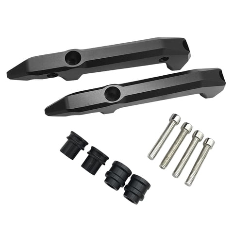 Ioensy - Barras De Agarre Para Asiento Trasero Manija Para Riel De Pasajero Para Honda Grom Msx 125 Blcak