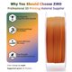 thumbnail image 4 of Filamento para impresora 3D ZIRO Matte Tri-Colors PLA de 1,75 mm, 1 kg, 4 of 8