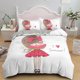 thumbnail image 1 of x279 Bed SheetsCartoon Lovely Girls Duvet Cover Cute Little Girl Pattern Bedding Set Kids Pink Pretty /Polyester Quilt Cover 3-Piece Bedding Set (1 Duvet Cover + 2 Pillow Shams) nj279, 1 of 5