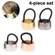 thumbnail image 1 of 4 coleteros metálicos circulares para el pelo, bandas doradas para el pelo, pinzas elásticas para el pelo, anillos gruesos para el pelo, accesorios para el pelo de moda para mujer., 1 of 8