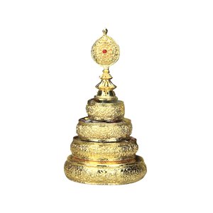 Magideal - De Mandala , Decoración De S De Buda, Estatua De Aleación De Cobre, Estatuilla Budista, Bandeja De Mandala Para Festival, Dorado