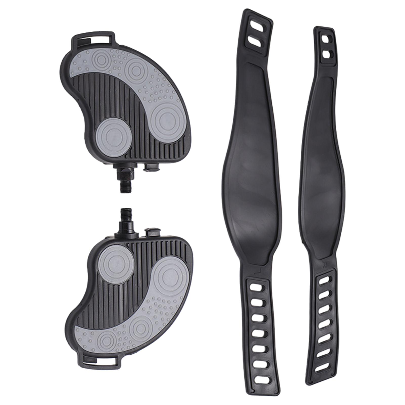 Magideal - Pedal De Bicicleta Estática Multiusos Con Correa Ajustable, Máquina Elíptica Duradera, Pedal De Entrenamiento Para Gimnasio, Deportes De Interior , B B