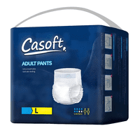 Casoft - Pañales Adulto Pants Alta Absorción Calzon Uso Cotidiano 10 Und Talla L