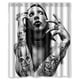 thumbnail image 1 of Cortina de ducha de Marilyn Manson, juego de cortina de baño con ganchos, tamaño 60 x 72 pulgadas, 1 of 3