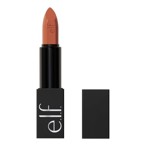 Lápiz Labial E.L.F. O Face Satin, Jojoba Vegano Ricamente Pigmentado