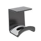 thumbnail image 3 of Soporte Para Colgar Auriculares, Accesorios Para Juegos De PC, DJ, Gancho Adhesivo Para Auriculares, Negro Con Parte Superior Plana, 3 of 3