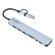 thumbnail image 1 of Hub adaptador USB tipo C 8 en 2 Mac MacBook Windows, 1 of 3