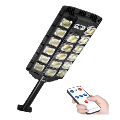 Foco Solar Eoland 1000W Led Exterior Ip65 Sensor Movimiento Blanco Frío