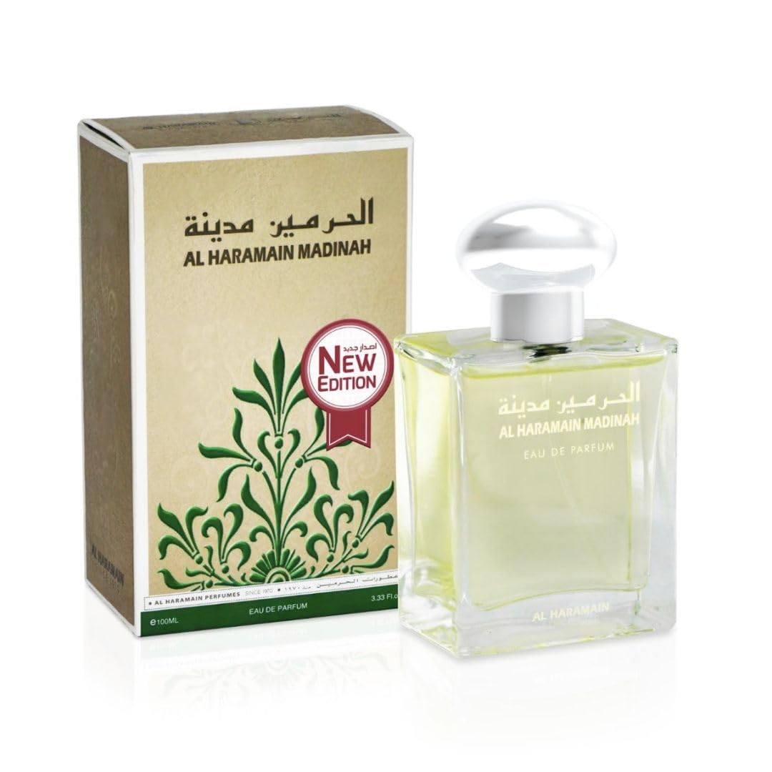 Perfume Al Haramain Madinah Eau De Parfum, 100 Ml, Para Mujer Y Hombre