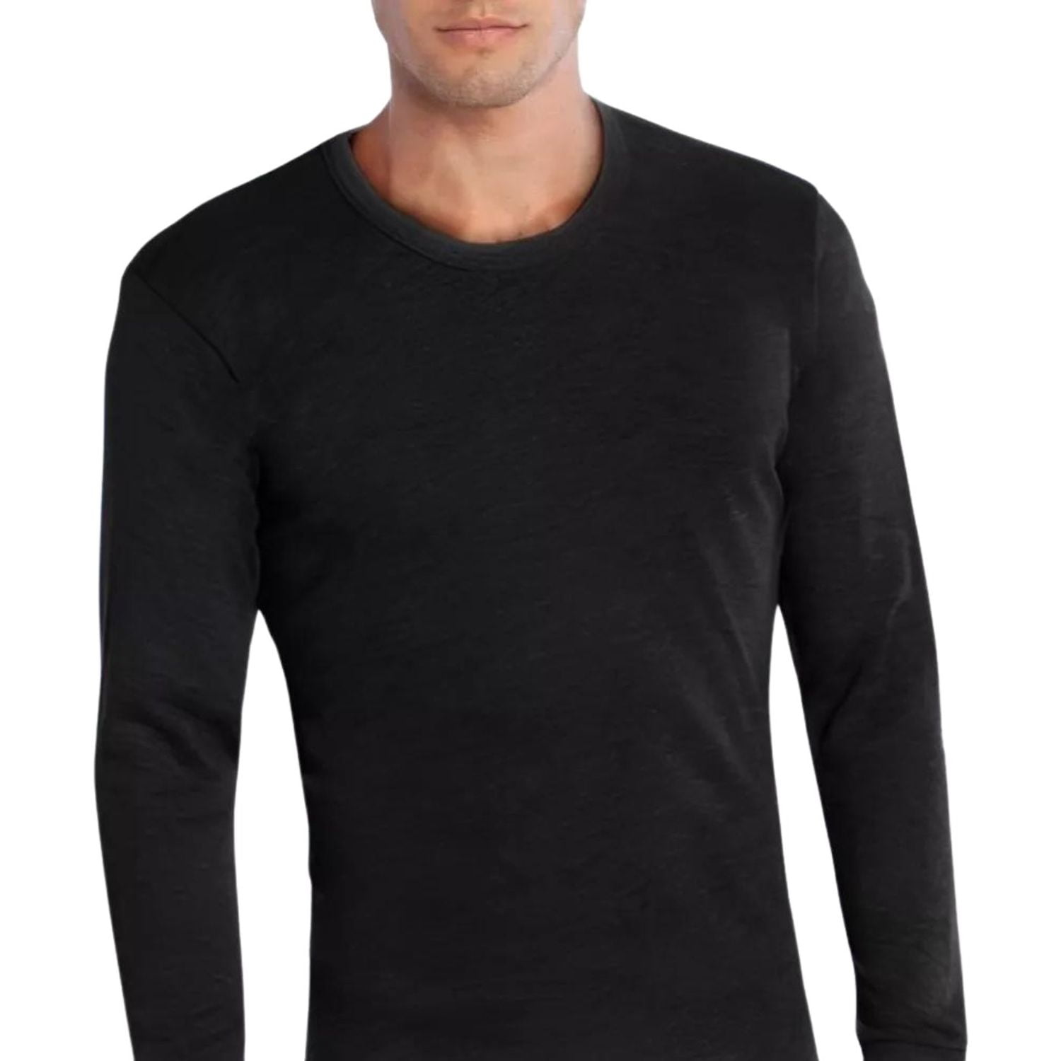 Likeshop - Camiseta Manga Larga Algodón Negra Gris Blanco Adulto 11