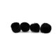 thumbnail image 2 of Pompones de Manualidades Art Cove 1,3 cm Negro 100 piezas, 2 of 4