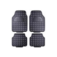 Mundo Accesorios - Alfombra Auto Goma Tuning 4 Piezas Negro
