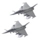thumbnail image 1 of 2x 1 72 Dassault Rafale Plane Fighter Aleación Y Soporte De Pantalla Diecast Aircraft, 1 of 5