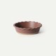 thumbnail image 1 of Molde para tarta MORA de cerámica 23 cm profundo con bordes acanalados y acabado terracota tostada, 1 of 8