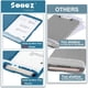 thumbnail image 3 of Sooez Portapapeles con almacenamiento de alta capacidad, tamaño carta, gris azulado, 3 of 3