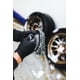 thumbnail image 4 of Guantes de rueda The Rag Company The Cyclone Ultra negro/gris, paquete de 2, 4 of 8